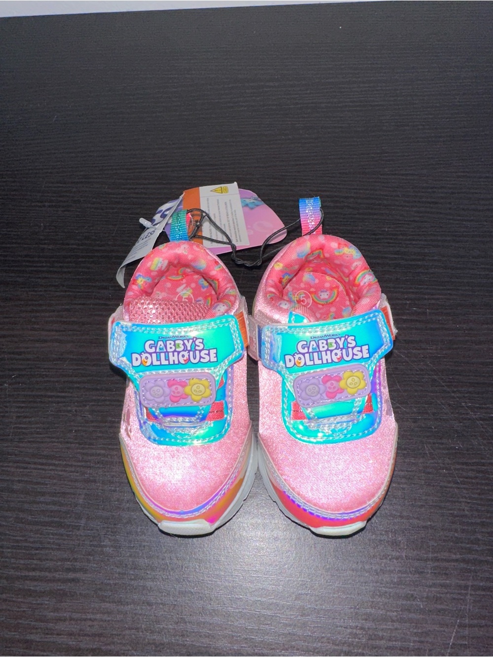 Kids' Pink Light-Up Sneakers